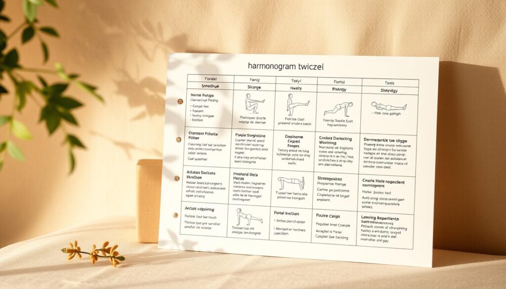 harmonogram ćwiczeń