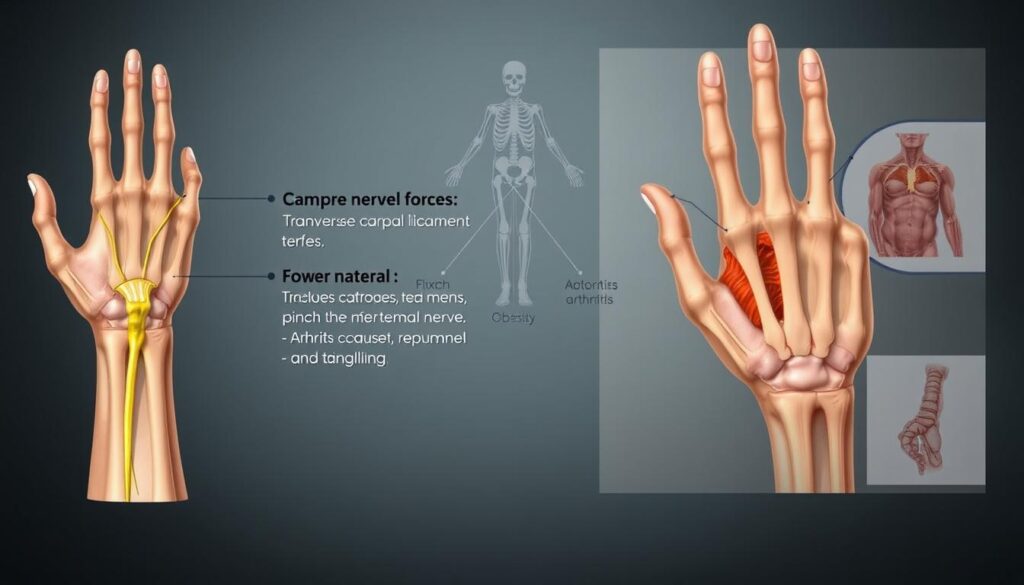 przyczyny cieśni nadgarstka